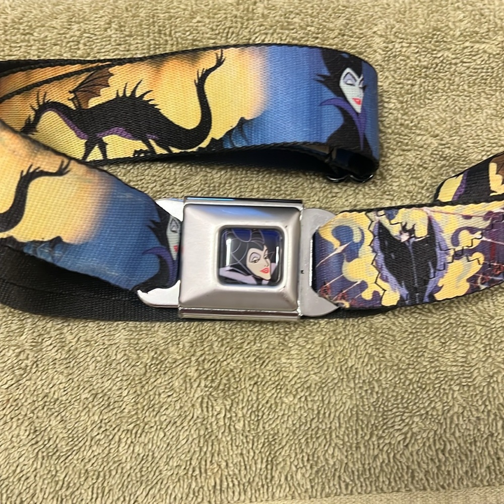 Disney Sleeping Beauty Maleficent Dragon Fire Buckle Belt Costume